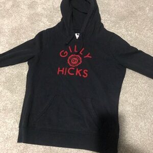 Gilly Hicks Blue Hoodie with Red Logo